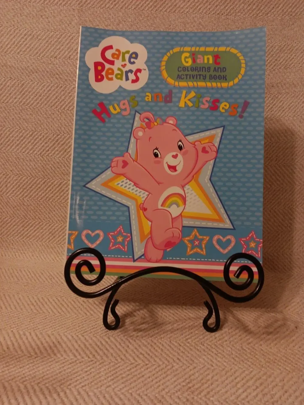 Vintage Care Bears Giant Coloring and Activity Book, Hugs and Kisses 2008 New!